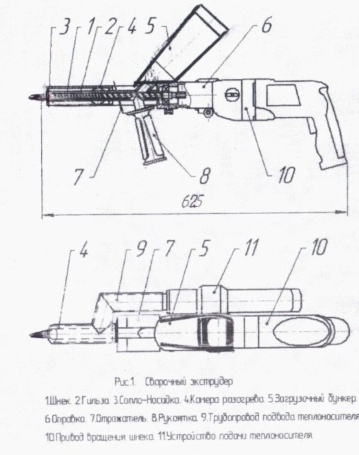 Ручной сварочный экструдер РСЭ-1
